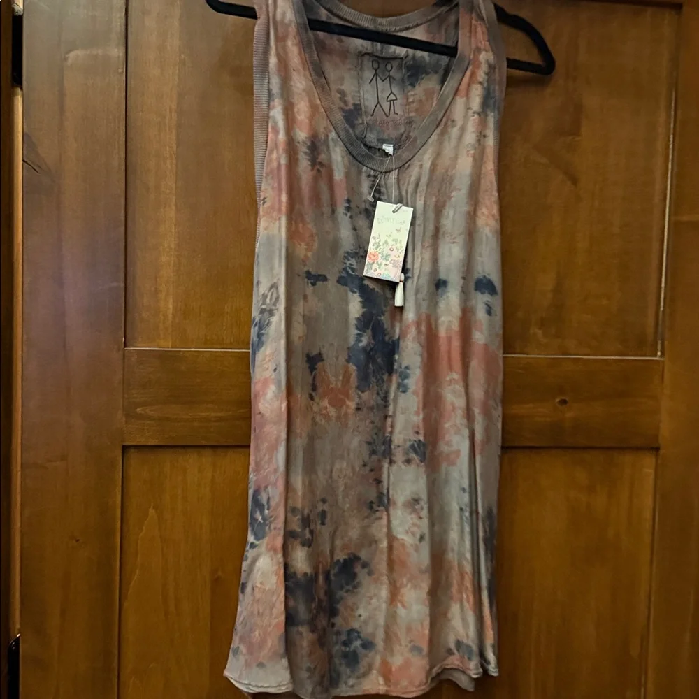 Johnny Was Multicolor Tie-Dye Tank Top - Picture 4 of 4